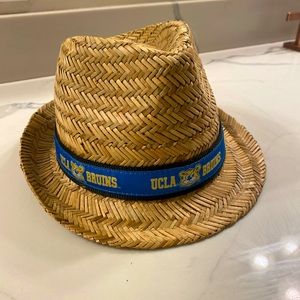 UCLA bruins straw fedora